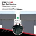 thumbnail image 3 of Bisagras para puertas Safetech TopKlik, cierre automático, tensión ajustable, 3 of 8