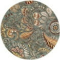 thumbnail image 3 of Capri Transitional 8' Round Seafoam and Beige Polypropylene Indoor Area Rug, 3 of 8