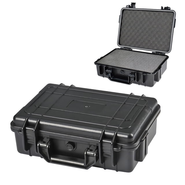 TFixol Caja de seguridad resistente al agua Caja de herramientas de plástico ABS Táctica al aire libre