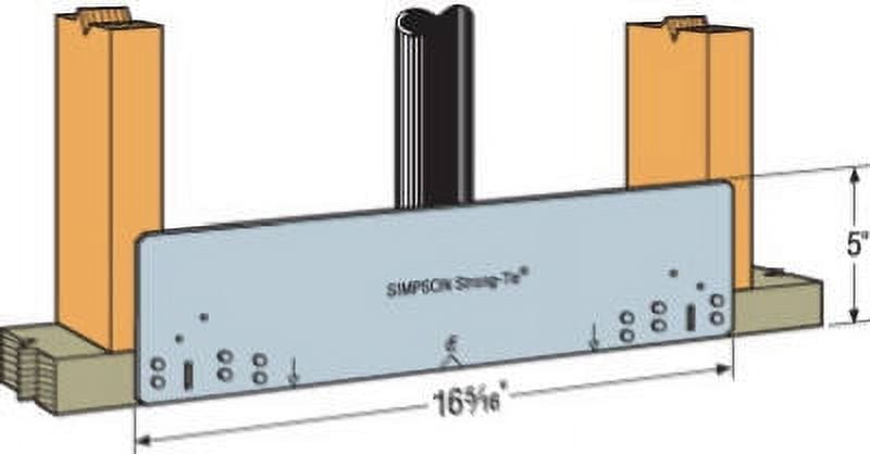Simpson Strong-Tie Simpson Strong-Tie Protecting Shield Plate Nail Stopper