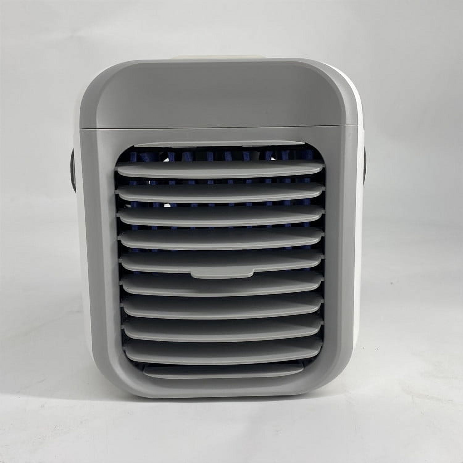 Jinsinto Mobile Air Conditioner, Quiet Mobile Air Conditioner, 4 in 1 Portable Air Conditioner with 7 Colors Night Light and 3 Speeds, USB Air Cooler for Home Bedroom Office Outdoor