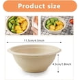 thumbnail image 3 of 100 Pcs 12oz Disposable Paper Bowls, Compostable Disposable Soup Bowl,Round Paper Bowls,Eco-Conscious Bowls for Pasta and Dessert, 3 of 6