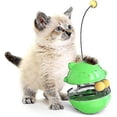 thumbnail image 1 of Juguete giratorio para gatos con vaso para mascotas, bola con fugas, divertido palo para gatos, artefacto autocurativo, verde, 1 of 5