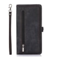 thumbnail image 2 of For Iphone 14 Zipper Card Slot Buckle Wallet Leather Phone Case (Black),iPhone 14 Pro Max, 2 of 6