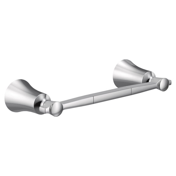 Open Box Moen YB0386CH Flara 9 in. Towel Bar in Chrome