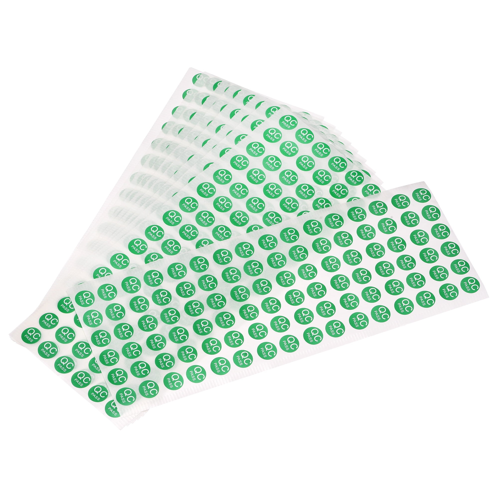 Uxcell 10mm Color Coding Label QC PASS Mark Sticker For Industry Items