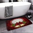thumbnail image 3 of Alfombrillas de baño, alfombrillas de baño sin seda, alfombrillas lavables con diseño navideño, decoración de baño, 40 x 60 cm, aptas para cocina y dormitorio., 3 of 5