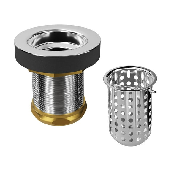 Proflo PF73BRCP 1-1/2" Basket Strainers - Chrome
