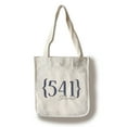 thumbnail image 1 of Ashland, Oregon - 541 Area Code (Blue) - Lantern Press Artwork (100% Cotton Tote Bag - Reusable), 1 of 1