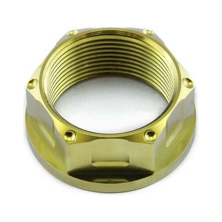 Titanium Flanged Axle Nut M25x(1.25mm) Rear Wheel AF 33mm