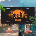 thumbnail image 5 of 1 Pcs 2D Flat License Plate Covers & Frames, Bigfoot Dont stop believing For Decorative Front, Waterproof For Decoration Aluminum License Plate Covers & Frames Cover For Men Women, 12" X 6", 5 of 7