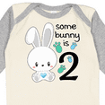 thumbnail image 4 of Inktastic Somebunny is Two-Second birthday bunny Boys or Girls Long Sleeve Baby Bodysuit, 4 of 5
