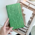 thumbnail image 4 of A6 Soft PU Leather To Do List Notebook, Mini Pocket Daily Task Planner Journal, Textured Cover Lined Notepad, Portable Compact Goal Tracking Memo Book, Stylish Daily Schedule Organizer, 4 of 6