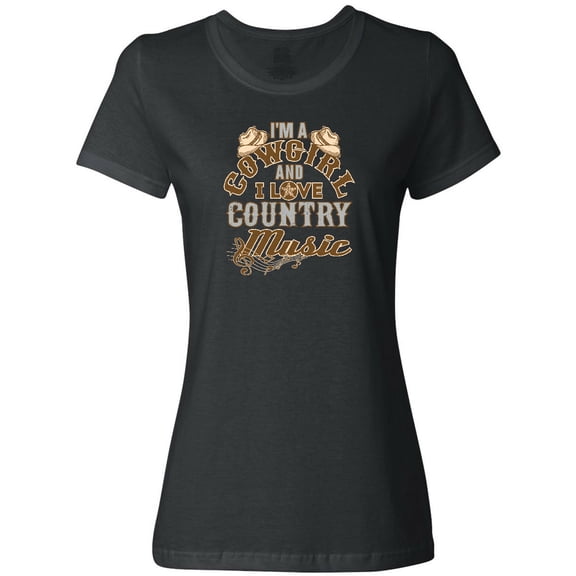 Inktastic Cowgirl Country Music Lover Women's T-Shirt