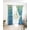 Turquoise, variant on Turquoise Blue Teal Blackout Curtains 90 Inches Long for Bedroom, Chic Stained Glass Texture Aesthetic Thermal Insulated Room Darkening Black Out Window Curtain Panels Grommet Drapes for Living Room