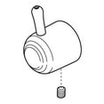 thumbnail image 1 of Delta RP49264 Replacement Single Metal Lever Handle Kit, 1 of 1