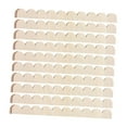 thumbnail image 2 of 10 Pieces Scallop Wood Trim Unfinished Decorative Edge Paintable Molding Strips for Furniture Window Wall, 2 of 9
