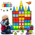 Magblock 100PCS Tiles Play Set, STEM 3D Construction Toy for