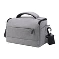 thumbnail image 1 of Bunblic Camera Bag Carrying Case Equipment with Removable Strap Organizer for Traveling Grey, 1 of 8