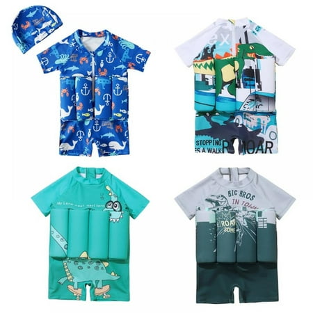 

BESLY Kids Baby Float Suit Toddler Floating Swimsuit Buoyancy Sticks Vest Training Aid Swimwear For Girls Boys