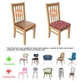 thumbnail image 5 of Halloween Happy Halloween Icons Seat Covers for Dining Room Chairs Set Of 4,Stretch Printed Washable Chair Seat Cover with Elastic Ties and Button,Removable Waterproof Couch Cushion Covers, 5 of 6