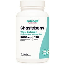 Nutricost Chasteberry Supplement for Women 120 Capsules, 5000mg Chasteberry Equivalent Per Serving