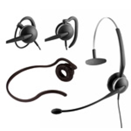 - Jabra GN-Netcom GN2124 (2104-820-105) Monaural 4-in-1 Wearing Style Flex Boom Noise Canceling Headset