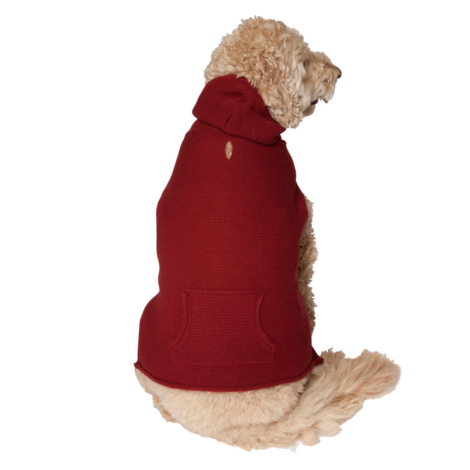 Holiday Time Sweat à capuche rhubarbe avec poche pour chien