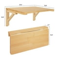 Wall Mounted Folding Table Fold Down Table Workbench Drop Leaf Table