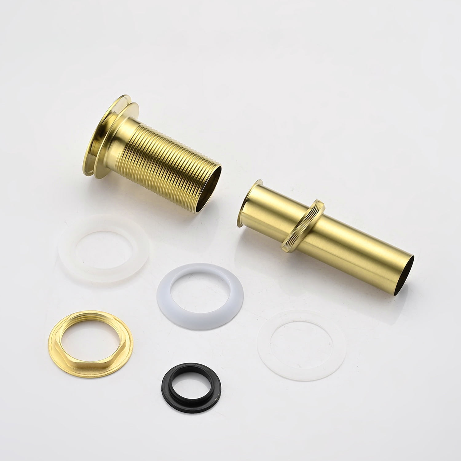 Bathroom Sink Drain without Overflow, Vessel Sink Lavatory Vanity Pop Up Drain Stopper, 304 Stainless Steel