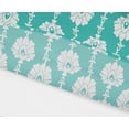 thumbnail image 4 of Vargottam Nappe Ronde Intérieure/extérieure 58 Pouces avec Trou pour Parasol et Fermeture Éclair, Nappe Imperméable, Nappes pour Table de Jardin - Bleu Turquoise, 4 of 7