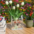thumbnail image 3 of Just One More Chapter Acrylic Book Vase, Bookish Vase, Books and Flowers Book Vase, Gift for Book Lovers, Floral Book Acrylic Vase, 3 of 4