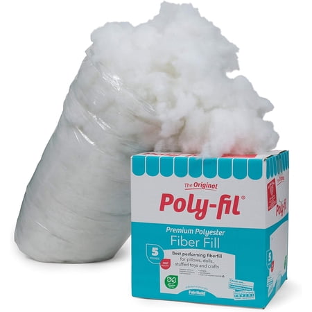 GeSHOP PF-5 Poly-Fil Premium Fiber, White