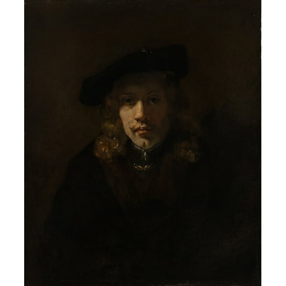 Man in a Beret Poster Print by Style of Rembrandt (Dutch, fourth quarter 17th century) (18 x 24)