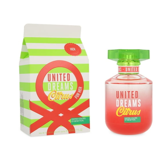 United Dreams Citrus For Her 80Ml Edt Spray Benetton United Dreams Citrus Eau de Toilette 80ml Dama