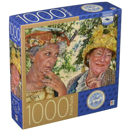 Milton Bradley Premium Blue Board Jigsaw Puzzle - Susan Brabeau - Best Friends: 1000 (Best Jigsaw Puzzle Maker)