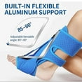 thumbnail image 5 of Adjustable Night Splint for Plantar Fasciitis Relief - Foot Support for Heel Pain, Achilles Tendonitis, and Ingrown and Outgrown Fasciitis - Comfortable Night Support for Women and Men (Pink), 5 of 6