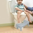 thumbnail image 4 of IMossad Toilet Potty Stool for Adults,Sturdy Plastic Toilet Step Stool, Portable Toilet Poop Foot Stool,Bathroom Non-Slip Toilet Assistance Step Stoolt for Kids Seniors, Easy to Wash,Gray, 4 of 6