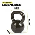 thumbnail image 3 of PRCTZ, 50lb Solid Cast Iron Kettlebell, Single, 3 of 11