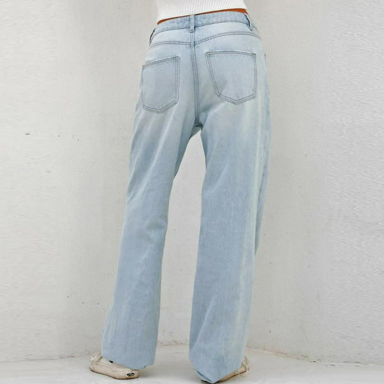 Loose Fit Jeans in Light Blue