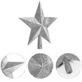 thumbnail image 4 of 20cm Star Christmas Tree Topper Glitter Christmas Tree Decoration For Party Home Decoration, 4 of 5