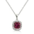 thumbnail image 2 of Diamond Accent, Created Ruby & White Sapphire Sterling Silver 3 Piece Jewelry Set, 2 of 2