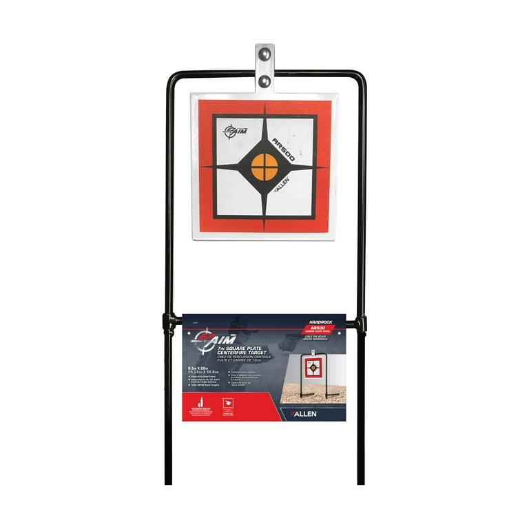 Ez Aim Hardrock Ar500 Square Spinner Target Stand, 9.5