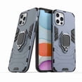 thumbnail image 2 of Dteck Shockproof Case For iPhone 12 Pro Max [Magnetic Car Mount] Heavy Duty Armor Protective Rugged 2 in 1 Shock-Absorbing Case with 360 Degree Rotation Ring Case, Navyblue, 2 of 4