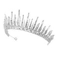 thumbnail image 6 of unbranded  Elegant Bridal Rhinestone Crown Female Bride Queen Bridesmaid, 6 of 8