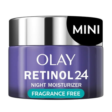 Olay Skin Care Regenerist Retinol 24   Peptide Facial Moisturizer, Fragrance-Free, Trial Size 0.5 oz