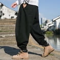 thumbnail image 6 of RUTAYY Men's Pants Retro Large Pockets Wide Leg Work Daily Wear Soft Comfortable Fashion Playful Trousers, 6 of 6