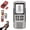 Silver, variant on Multifunctional Handheld Metal & Wall Detector, 6 in 1 Multi Function Handheld HD LCD Display Wall Metal Detector, Stud Finder Tool, Audio Alarm, Suitable for Detecting Cables, Wood