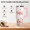 thumbnail image 5 of Mama Bear Vacuum Insulated Water Bottle Travel Coffee Mug Cup Tumbler with Handle Lid and Straw, Mothers Day Gifts from Daughter, Birthday Gifts for Mom Mama, 5 of 6