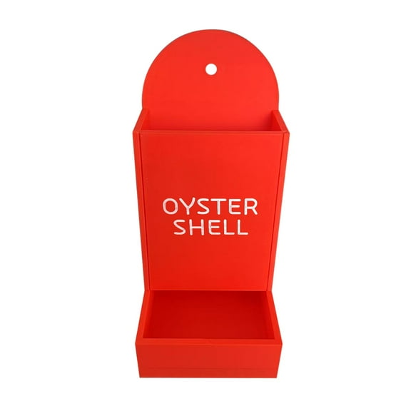 Automatic Chicken Grit Feeder - 3D Printed Hanging Trough for Oyster Shell, No-Waste Gravity Poultry Feeder for Chicken Coop Essentials